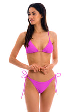 Cargar imagen en el visor de la galería, Model Front: Rio De Sol Bas Bottom St-Tpz-Pink Ibiza
