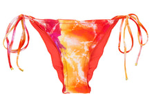 Cargar imagen en el visor de la galería, Product Front: Rio De Sol Bas Bottom Tiedye-Red Frufru
