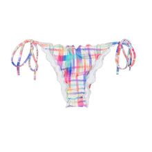 Cargar imagen en el visor de la galería, Product Front: Rio De Sol Bas Calcinha Plaid Frufru
