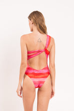 Cargar imagen en el visor de la galería, Model Back: Rio De Sol Une Pièce Cher Santorini
