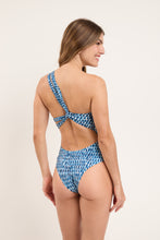 Cargar imagen en el visor de la galería, Model Back: Rio De Sol Une Pièce Chuva Santorini
