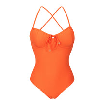 Cargar imagen en el visor de la galería, Product Front: Rio De Sol Une Pièce Dots-Orange Julia
