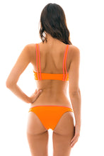 Cargar imagen en el visor de la galería, Model Back: Rio De Sol Ensemble Duo Orange
