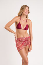 Cargar imagen en el visor de la galería, Image 05: Rio De Sol Jupe De Page Floral-Scales Mini Skirt Ruched
