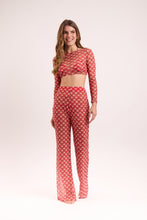 Cargar imagen en el visor de la galería, Model Front: Rio De Sol Pantalon De Plage Floral-Scales Pants Lana
