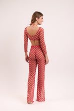 Cargar imagen en el visor de la galería, Model Back: Rio De Sol Pantalon De Plage Floral-Scales Pants Lana
