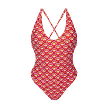 Cargar imagen en el visor de la galería, Product Front: Rio De Sol Une Pièce Floral-Scales Sunny

