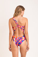 Cargar imagen en el visor de la galería, Model Back: Rio De Sol Une Pièce Funny Santorini
