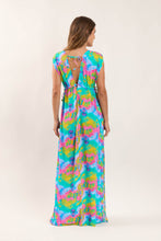 Cargar imagen en el visor de la galería, Model Back: Rio De Sol Vêtement De Plage Fusion Long Dress Soleil
