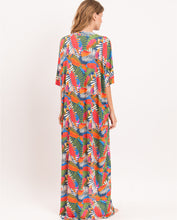 Cargar imagen en el visor de la galería, Image 07: Rio De Sol Vêtement De Plage Jungle Long Dress
