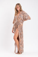Cargar imagen en el visor de la galería, Image 03: Rio De Sol Vêtement De Plage Leopard Long Dress
