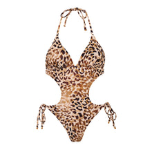 Cargar imagen en el visor de la galería, Product Front: Rio De Sol Une Pièce Leopard Trikini
