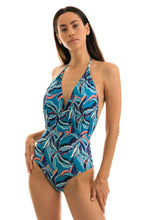 Cargar imagen en el visor de la galería, Model Front: Rio De Sol Une Pièce Lilly Transpassado
