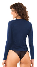 Cargar imagen en el visor de la galería, Image 06: Rio De Sol Haut Navy Rash-Guard
