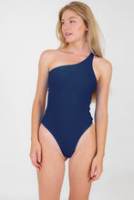 Cargar imagen en el visor de la galería, Model Front: Rio De Sol Une Pièce Navy Santorini
