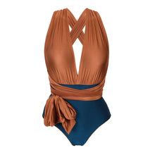 Cargar imagen en el visor de la galería, Product Front: Rio De Sol Une Pièce Nocciola Marina
