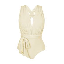 Cargar imagen en el visor de la galería, Product Front: Rio De Sol Une Pièce Off-White Marina
