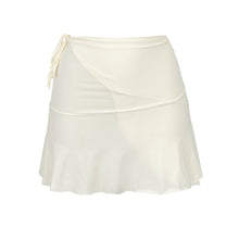 Cargar imagen en el visor de la galería, Product Front: Rio De Sol Jupe De Page Off-White Mini Skirt
