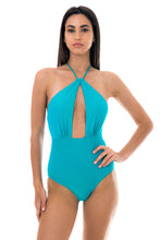 Cargar imagen en el visor de la galería, Model Front: Rio De Sol Une Pièce Radiante Azul Sensation
