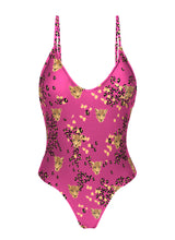 Cargar imagen en el visor de la galería, Product Front: Rio De Sol Une Pièce Roar-Pink Hype
