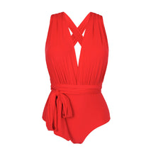 Cargar imagen en el visor de la galería, Product Front: Rio De Sol Une Pièce Rouge Marina

