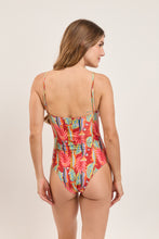 Cargar imagen en el visor de la galería, Model Back: Rio De Sol Une Pièce Sea-Bloom Sara-Op
