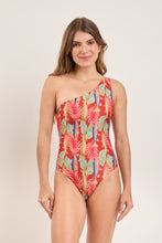 Cargar imagen en el visor de la galería, Model Front: Rio De Sol Une Pièce Sea-Bloom Sienna
