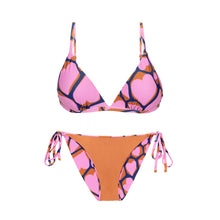 Cargar imagen en el visor de la galería, Product Back: Rio De Sol Ensemble Set Amore-Pink Tri-Fixo Ibiza-Comfy
