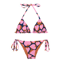 Cargar imagen en el visor de la galería, Product Front: Rio De Sol Ensemble Set Amore-Pink Tri-Inv Lacinho
