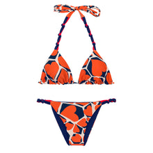 Cargar imagen en el visor de la galería, Product Front: Rio De Sol Ensemble Set Amore-Red Tri-Rev Essential-Rev
