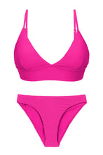 Cargar imagen en el visor de la galería, Product Front: Rio De Sol Ensemble Set Cotele-Amaranto Tri-Tank Essential-Comfy
