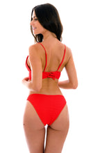 Cargar imagen en el visor de la galería, Model Back: Rio De Sol Ensemble Set Cotele-Tomate Tri-Tank Comfy
