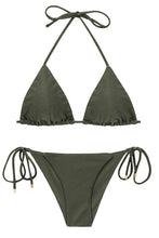 Cargar imagen en el visor de la galería, Product Front: Rio De Sol Ensemble Set Croco Tri-Inv Cheeky-Tie
