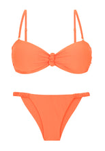 Cargar imagen en el visor de la galería, Product Front: Rio De Sol Ensemble Set Dende Bandeau-Crispy Cheeky-Crispy
