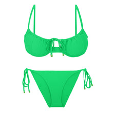 Cargar imagen en el visor de la galería, Product Front: Rio De Sol Ensemble Set Dots-Energy Balconet-Tie Ibiza-Comfy
