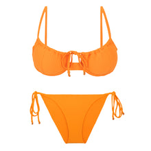 Cargar imagen en el visor de la galería, Product Front: Rio De Sol Ensemble Set Dots-Mango Balconet-Tie Ibiza-Comfy
