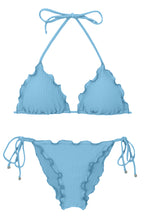 Cargar imagen en el visor de la galería, Product Front: Rio De Sol Ensemble Set Dots-Sky Frufru
