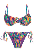 Cargar imagen en el visor de la galería, Product Front: Rio De Sol Ensemble Set Euphoria Balconet-Tie Lacinho
