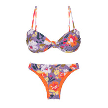Cargar imagen en el visor de la galería, Product Front: Rio De Sol Ensemble Set Garden-Flower Bandeau-Joy Essential
