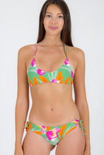 Cargar imagen en el visor de la galería, Gallery: Rio De Sol Ensemble Set Green-Bloom Bralette Madrid

