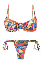 Cargar imagen en el visor de la galería, Product Front: Rio De Sol Ensemble Set Jungle Balconet-Tie Pipa
