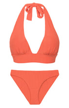 Cargar imagen en el visor de la galería, Product Front: Rio De Sol Ensemble Set Light-Peach Halter-Cos Essential-Comfy
