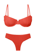 Cargar imagen en el visor de la galería, Product Front: Rio De Sol Ensemble Set Malibu-Chili Balconet Ciao
