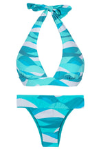 Cargar imagen en el visor de la galería, Product Front: Rio De Sol Ensemble Set Mayaguana Halter-Cos Rio-Cos

