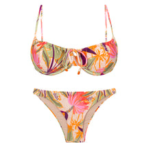 Cargar imagen en el visor de la galería, Product Front: Rio De Sol Ensemble Set Oasis Balconet-Tie Leblon
