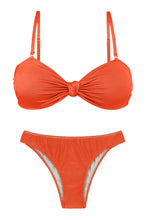 Cargar imagen en el visor de la galería, Product Front: Rio De Sol Ensemble Set Paprica Bandeau-Joy Essential
