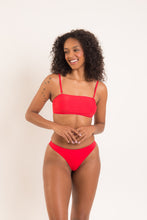 Cargar imagen en el visor de la galería, Image 03: Rio De Sol Ensemble Set Rouge Bandeau-Reto Nice-Fio
