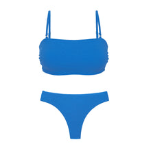 Cargar imagen en el visor de la galería, Product Front: Rio De Sol Ensemble Set Sand-Nautico Bandeau-Reto Nice-Fio
