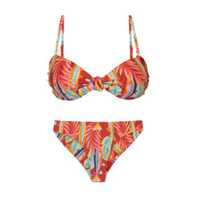 Cargar imagen en el visor de la galería, Product Front: Rio De Sol Ensemble Set Sea-Bloom Bandeau-Joy Nice
