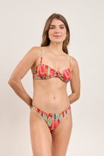 Cargar imagen en el visor de la galería, Model Front: Rio De Sol Ensemble Set Sea-Bloom Bandeau-Joy Nice
